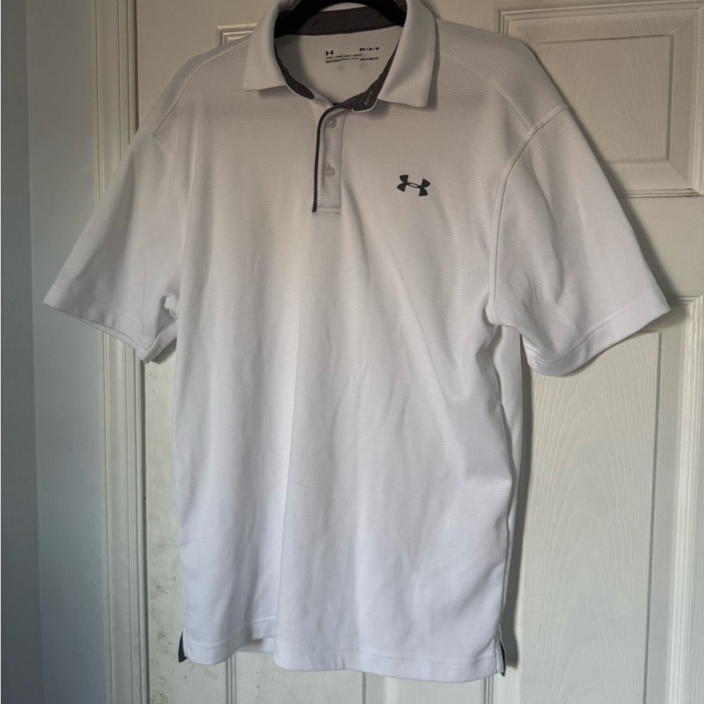 Under Armour Men's White Polo Shirt